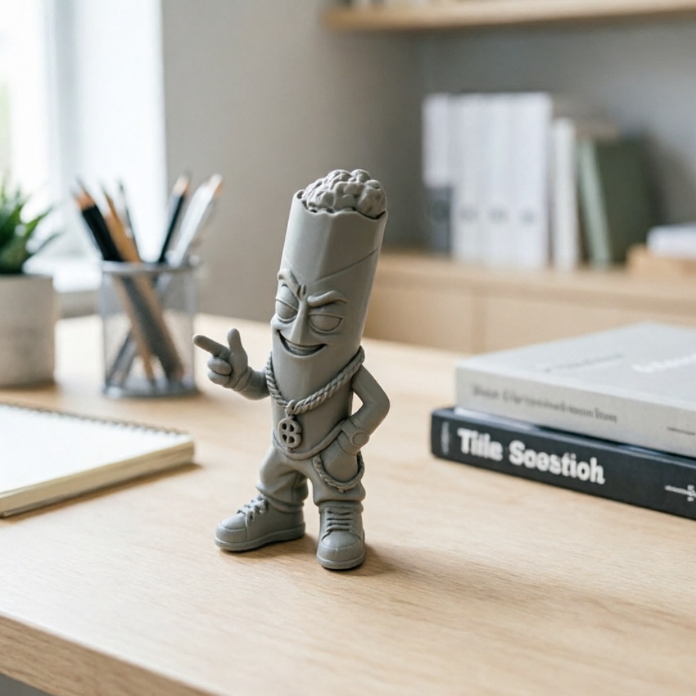 Pop Display Shelf - Figura de Arte de Plástico Gris